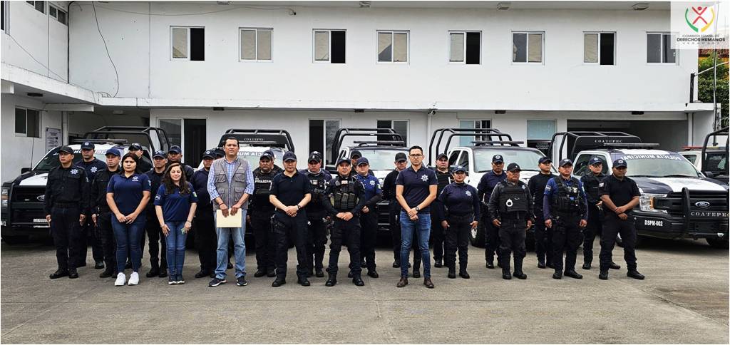 Reciben capacitacin policas municipales de Coatepec